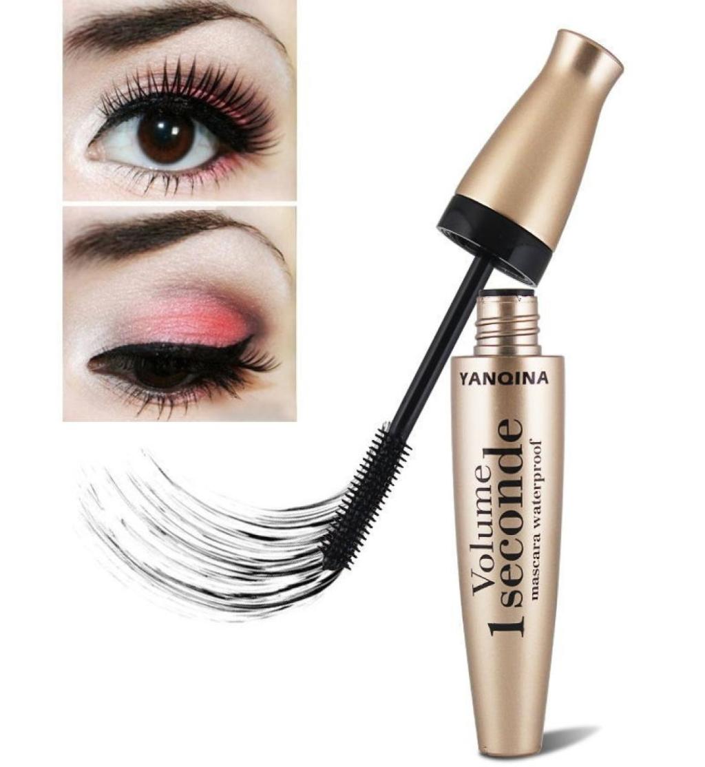 

YANQINA Volume 1 Seconde Mascara Waterproof Curling Lengthening Mascaras Good Number One Black Eyes Eyelash Makeup1146756