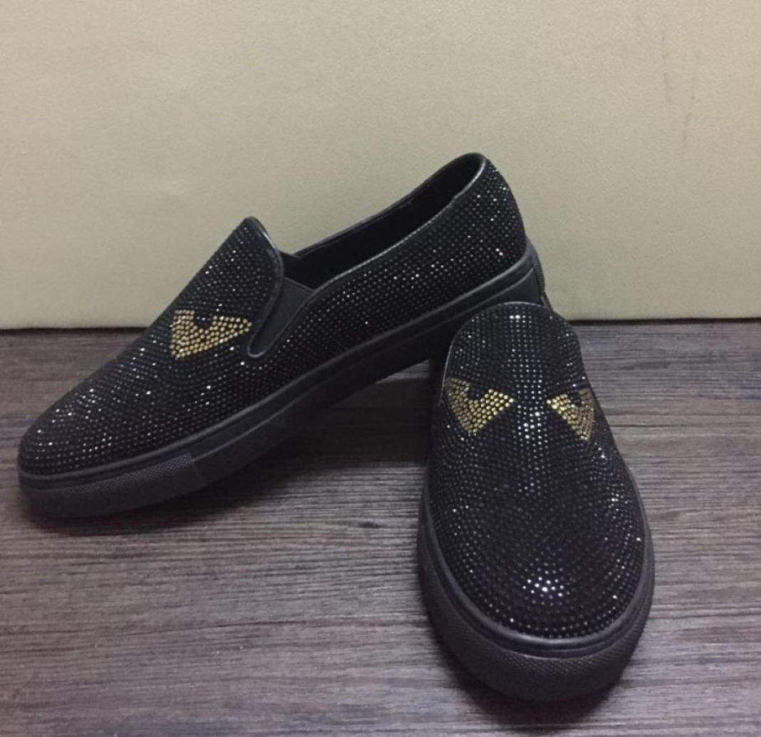 

NEW luxury Genuine Leather Men Slippers Superstar Casual Low Top Rivets Men Loafers Round Toe Flat Wedding dress Shoes size 38457202611, White