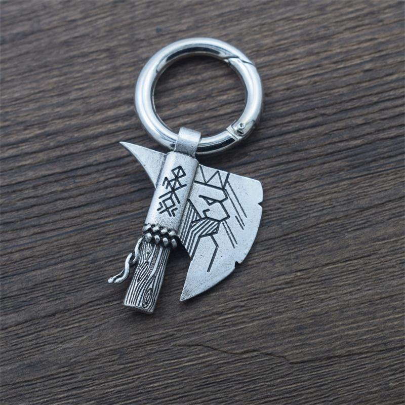 

Keychains 12pcs Vintage Knots Viking Rune Axe Keychain Slavic Amulets For Men Women