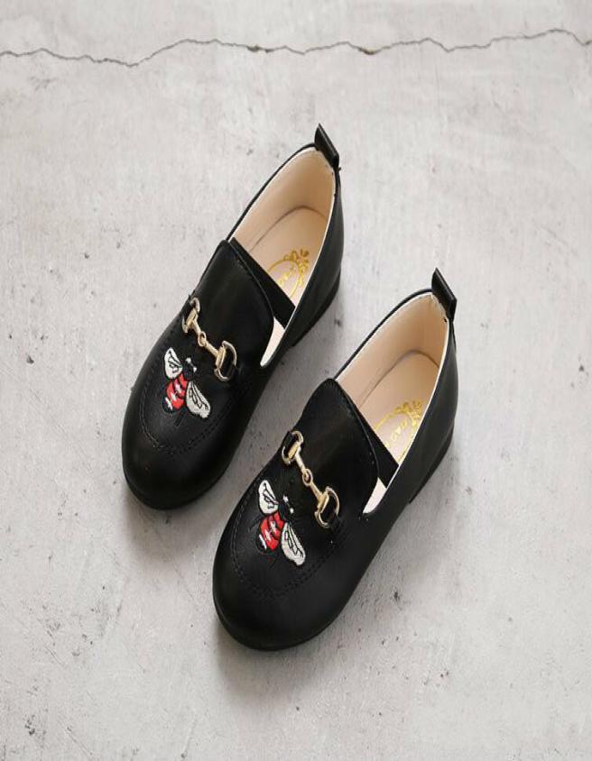 

New Arrival Designer Girl Shoes Kids Shoes Horse Bit Buckle Embroidery Luxury Shoes Spring And Autumn Children Gift3311280, Red