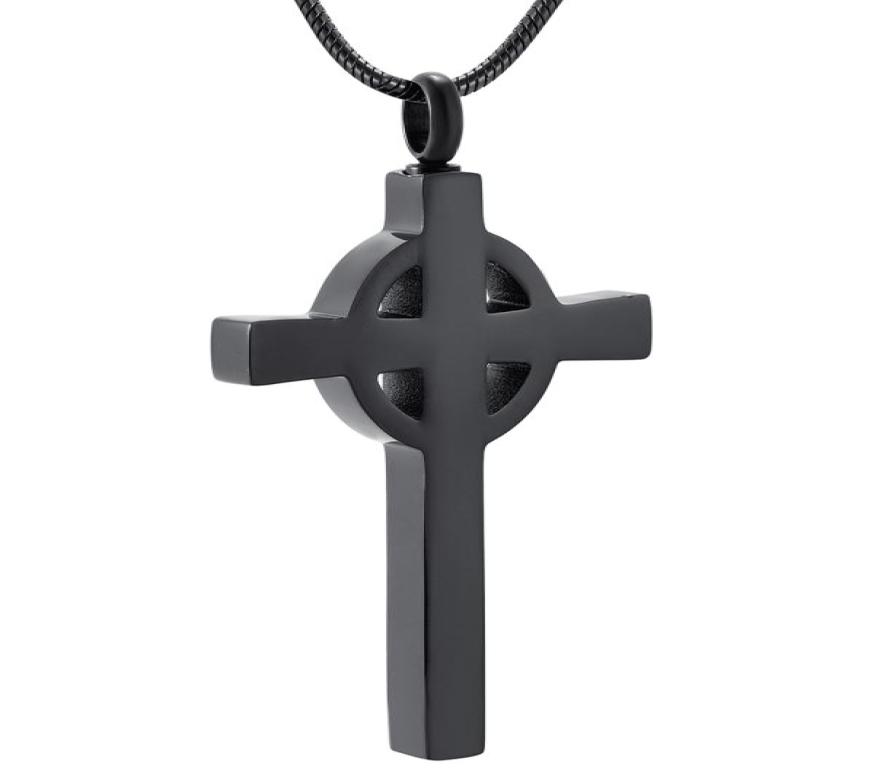 

Simple Style 316L Surgical Grade Stainless Steel Cross Keepsake Pendant Necklace Holds Ashes Hair Sand Cremation Urn Jewelry 8179569