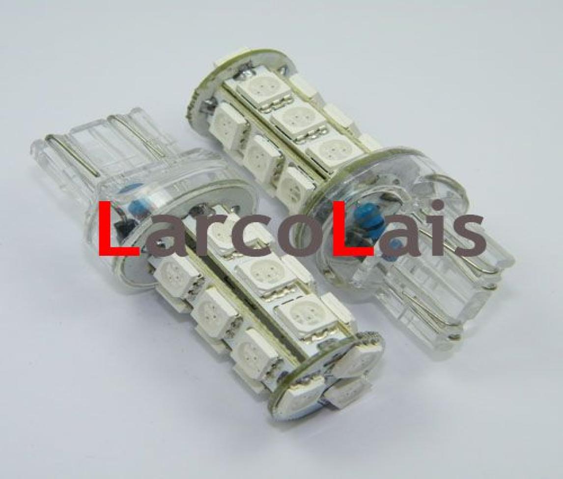 

10pcs Amber 7443 T20 18 SMD 5050 LED Light Car Turn Brake Reverse Tail Rear Signal Lights Bulb5950605