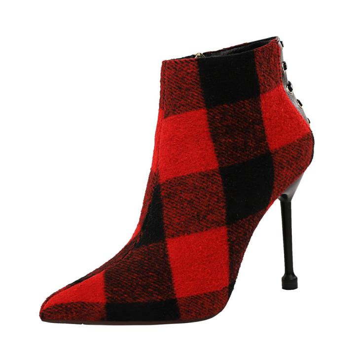 

Women Classics Ankle Boots Kid Suede Soft Shoes TPR AntiSkid Women Boots High Heels Zipper Causal Ladies Footwear6725783, Black