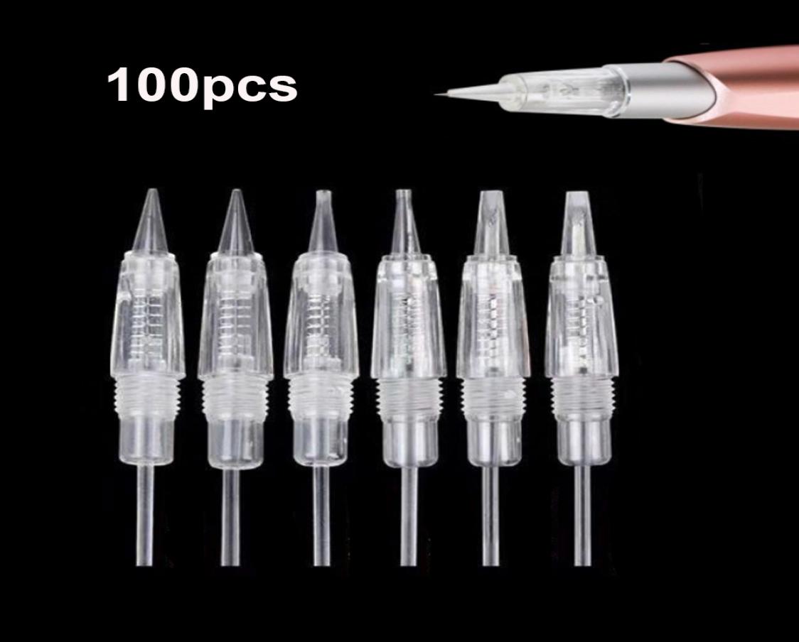 

100pcs Tattoo Needle Cartridge for Premium Charmant Machine 1R Cartridge Needle 1D 3R 5R 5F 7F for Permanent Makeup Eyebrow Lips C8232848