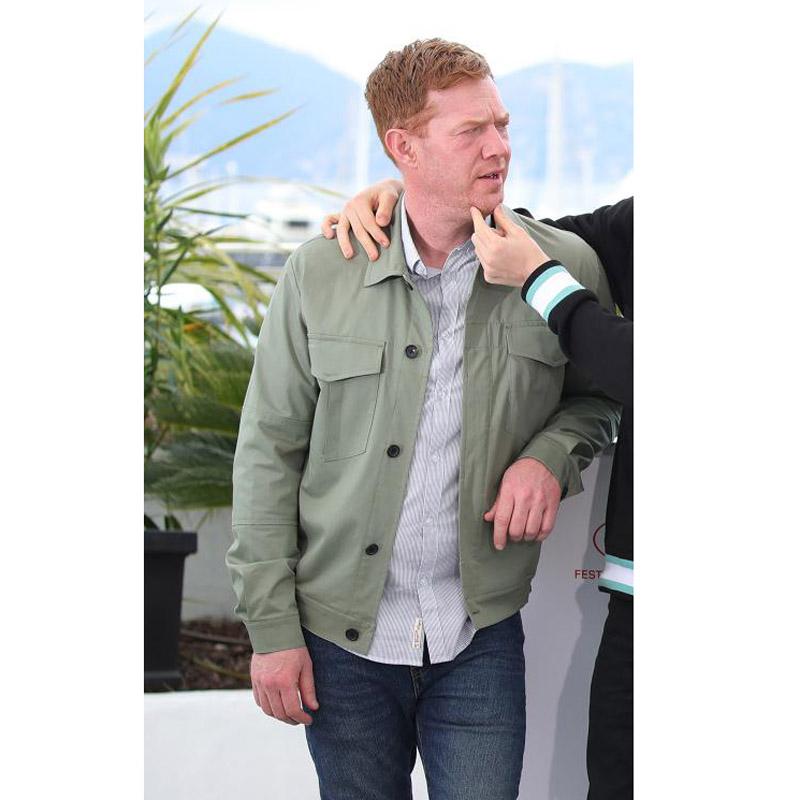

Men's Jackets Homemade Movie "Sorry We Missed You" Army Green Twill Brushed Cotton Jacket YUTU&MM Casual Top JacketM