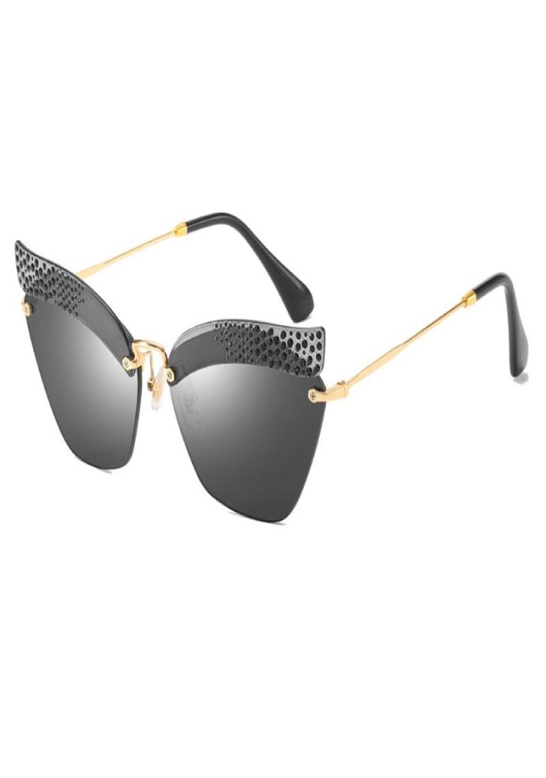 

selling Women039s fashion diamond cat eye sunglasses women039s brand glasses travel sunglasses catwalk style ladies cat6760609