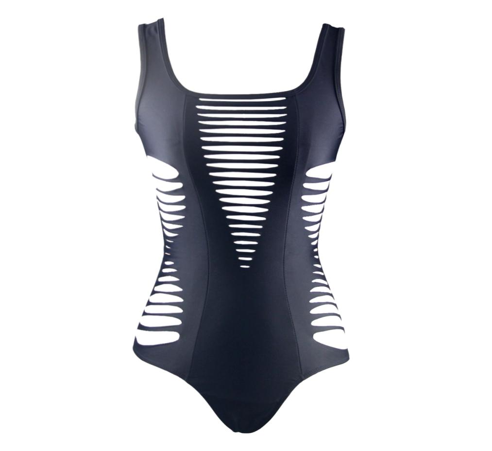 

test Women039s Fashion Sexy Hollow Out Monokini One Piece Swimsuit3646506, Black