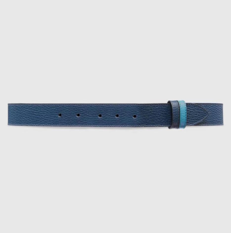 

10A Reversible blue genuine leather silver buckle belt belts for men highest quality new women belt with green box 643847 719674628, Black