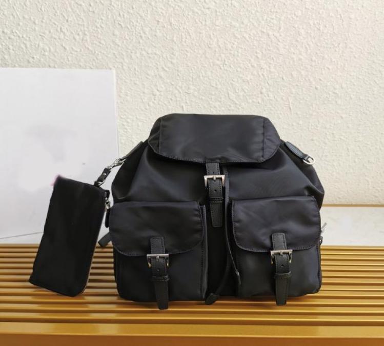 

Women Backpack 2022 Triangle Bag Mens Pack Designers Womens Nylon Rucksack Handbags Purses Designers Bags Wallet Handbag prad7557734, Sky blue