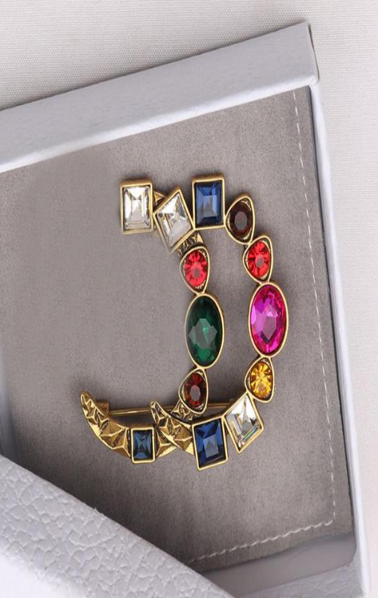 

20style Mixed Simple G Letter Pins Luxury Brand Designer Brooches Famous Women Rhinestone Tassel Design Brooch Suit Pin Wedding Pa2331164