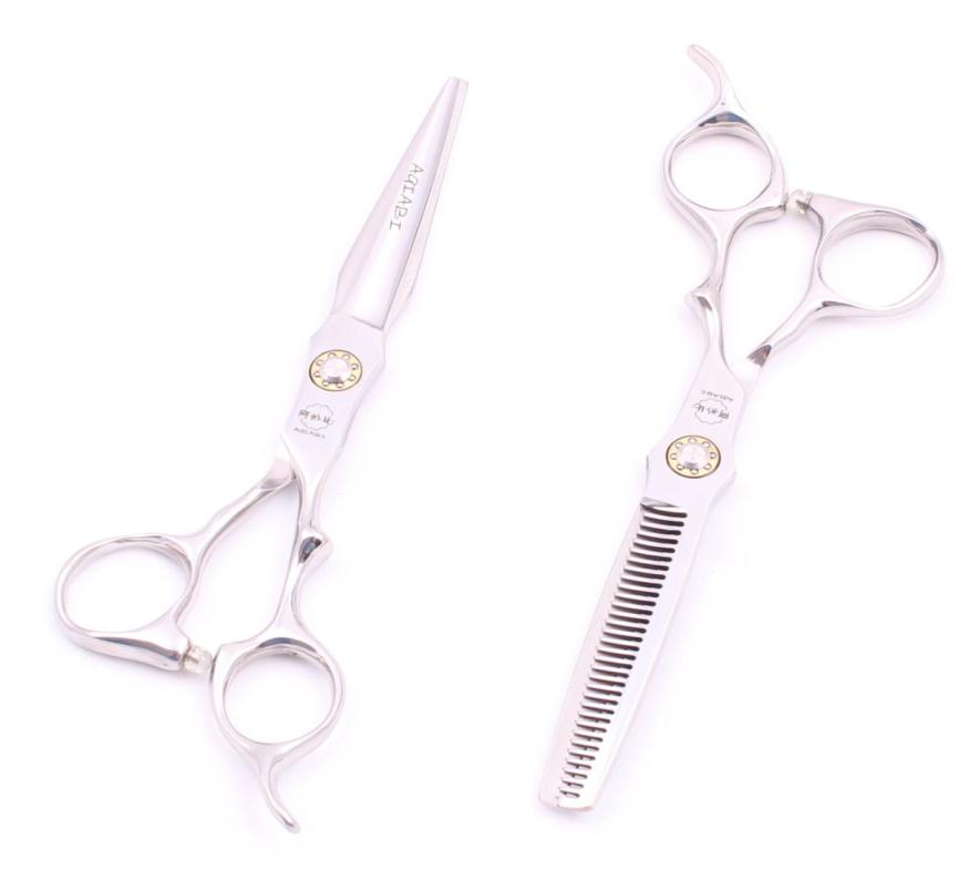 

Professional Hair Scissors 6quot Japan 440C Shiny Hair Cutting Scissors Thinning Shears Barber Hairdressing Scissors Professiona5714866