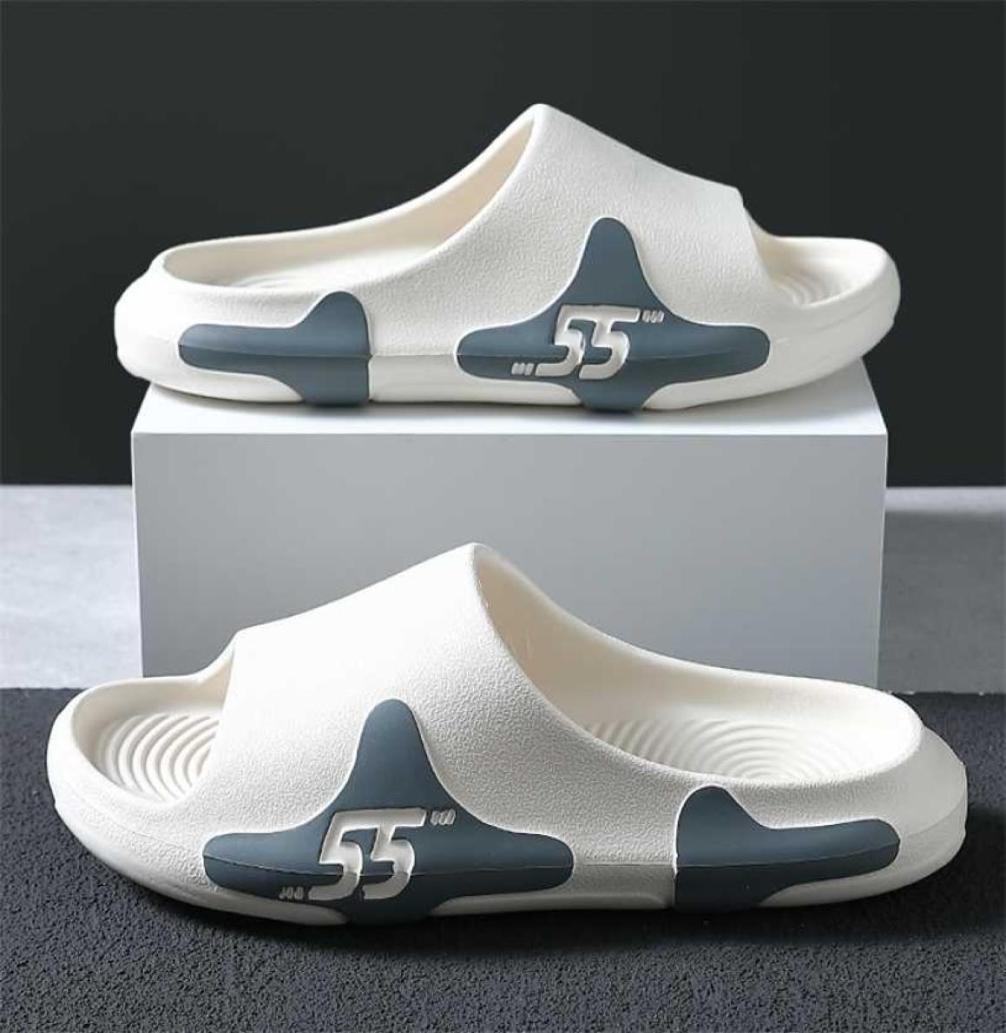 

Outside Slippers Summer Runway Shoes EVA Outdoor Men Couple Slides Soft Thick Sole Nonslip Pool Beach Sandals Indoor Bath 2112293088529, Dark green