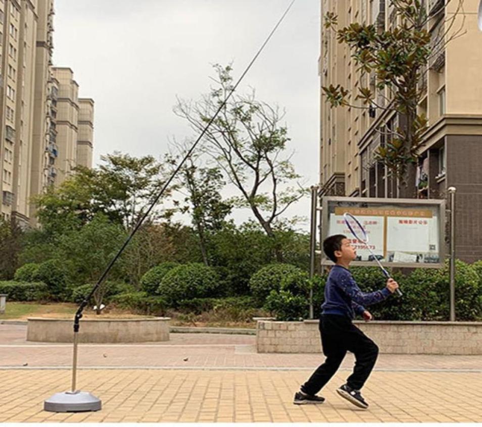 

Ly Elastic Badminton Trainers With Rod Portable Training Set For Adults Kids Sets6494857