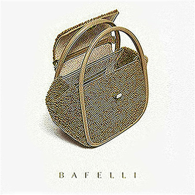 

B24 15-129 fashion Women Shoulder Bags Hand Printed tote bag Small new, Burgundy