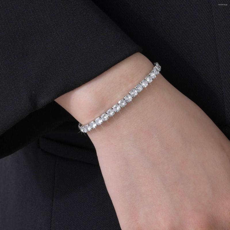 

Charm Bracelets Pave Setting Crystal Bracelet In Stainless Steel Women's Adjustable Delicate
