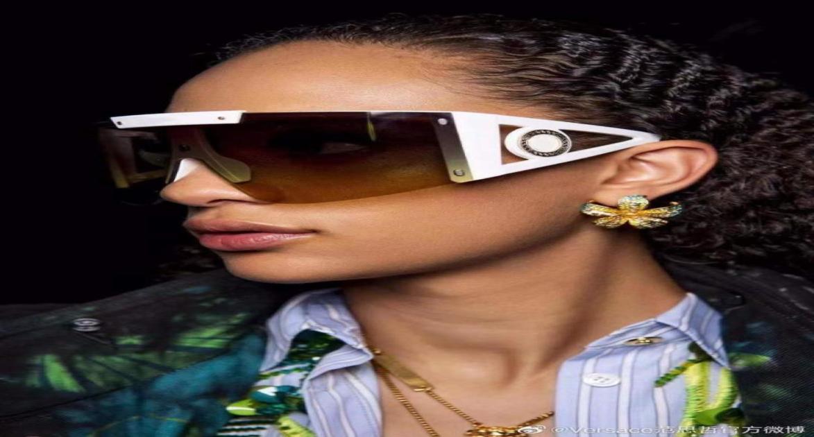 

Authentic Polarizing designer Sunglasses Retro Square Frame Frameless Sunglasses Generous Avantgarde Style Eyewear Come with case2554105