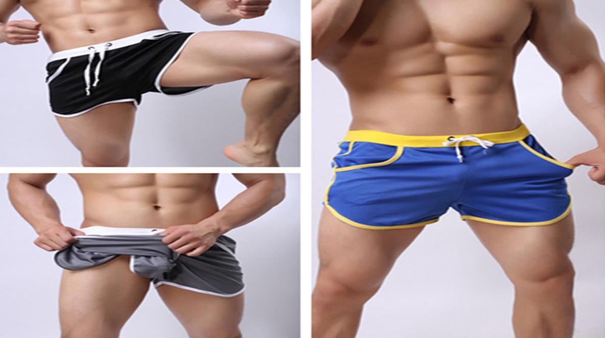 

Men039s Shorts Size M2XL Summer Swimming Beach Pants Quick Dry Swim Shorts Running Gym Man Plus Trunks7149816, Black