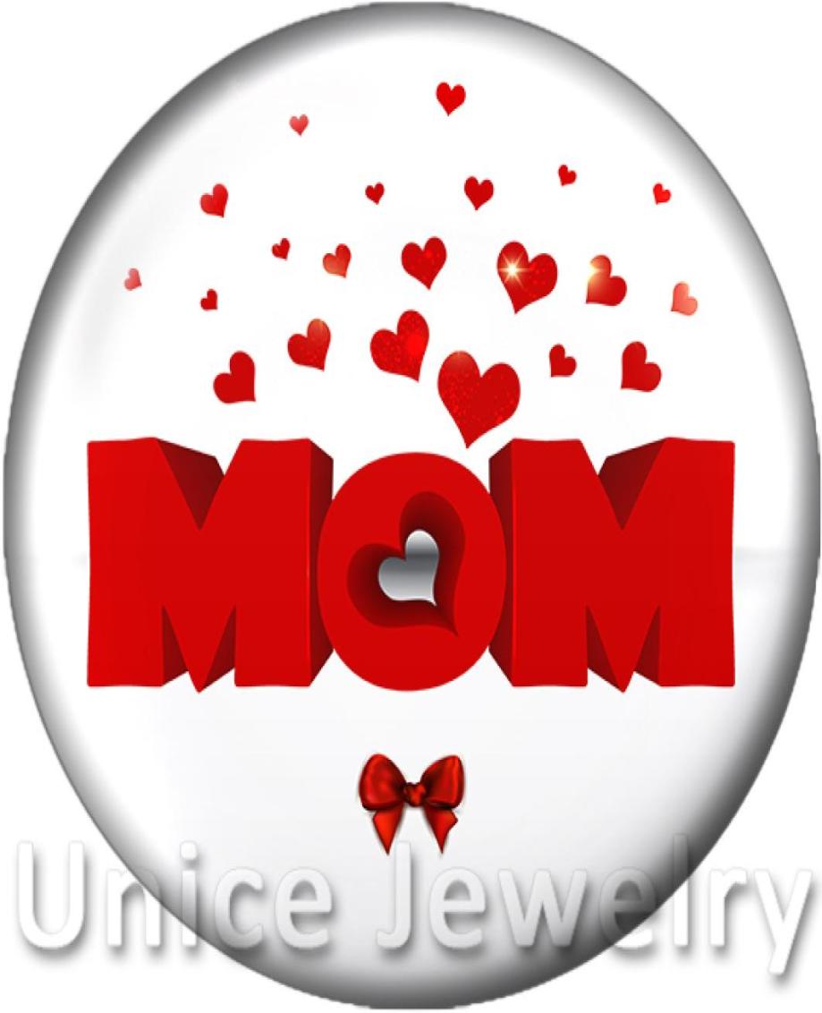 

Clasps Hooks AD1301223 121820mm Snap On Charms For Bracelet Necklace DIY Findings Glass Buttons Jewelry Love MOM Design N7550607