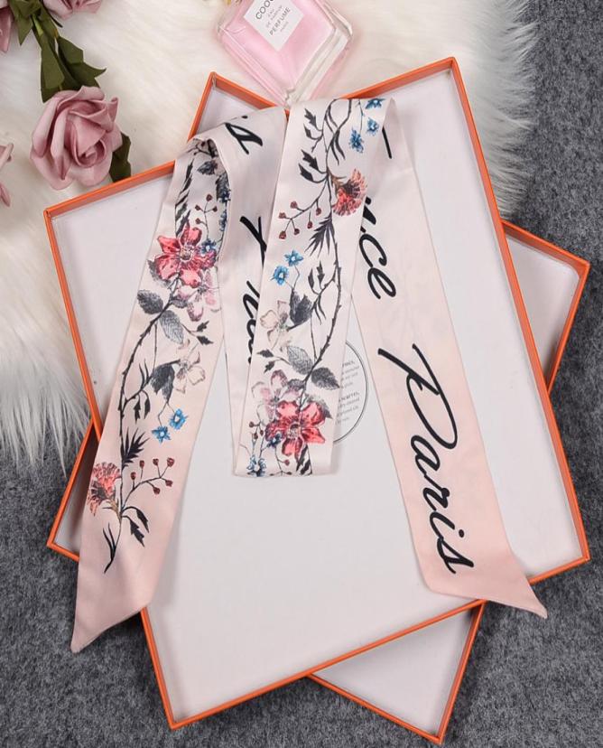 

Design Silk Scarf Fashion Headband Luxury Brands Women Silk Bag Scarf Scraves Top Grade Silk Scarf Hair Bands 1006cm3443092