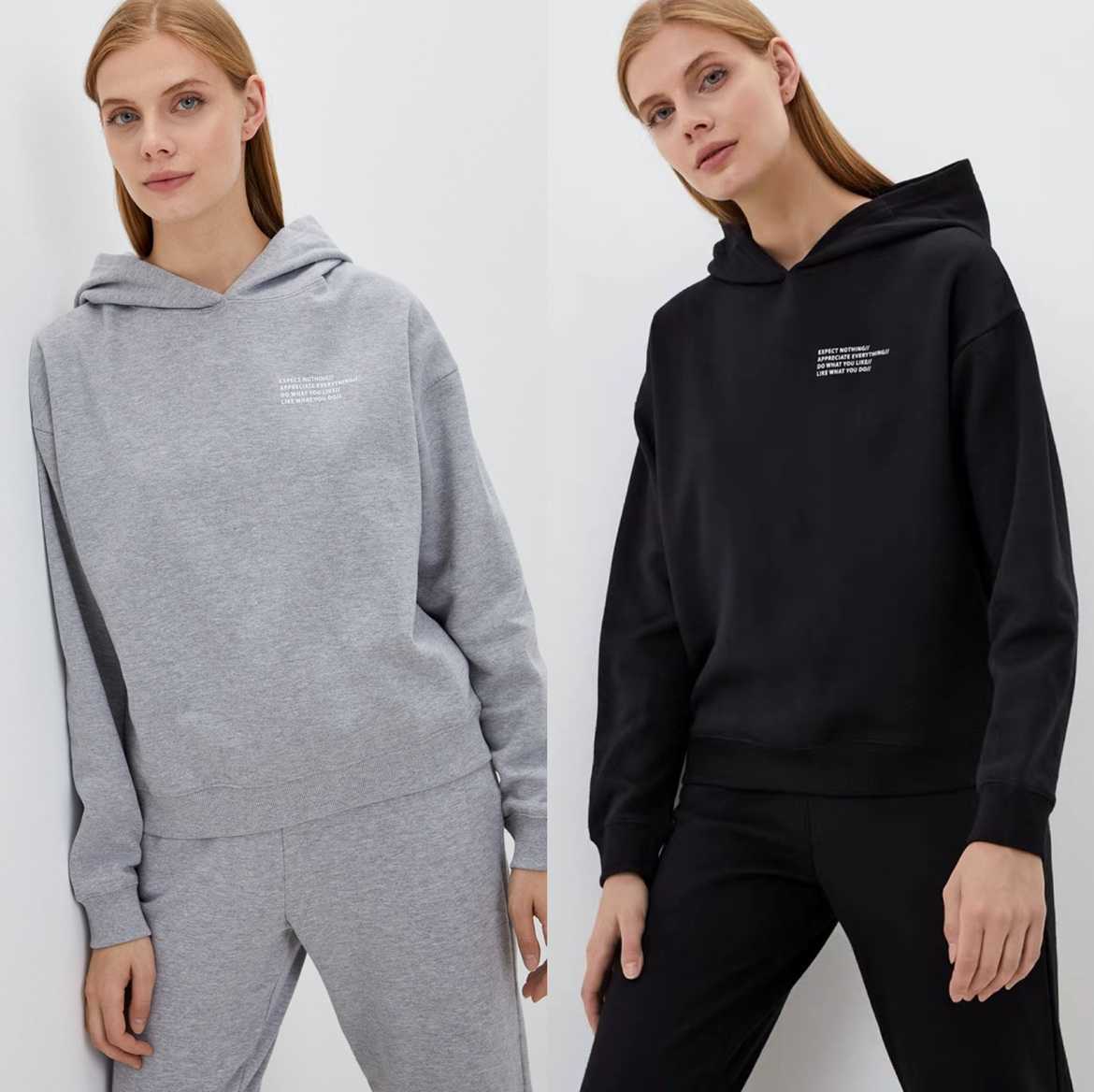 

to Russia! Export 420g High Weight/fried Chicken Recommended! Hooded Long Sleeved Sweater Women's Top Foreign Trade, Black7