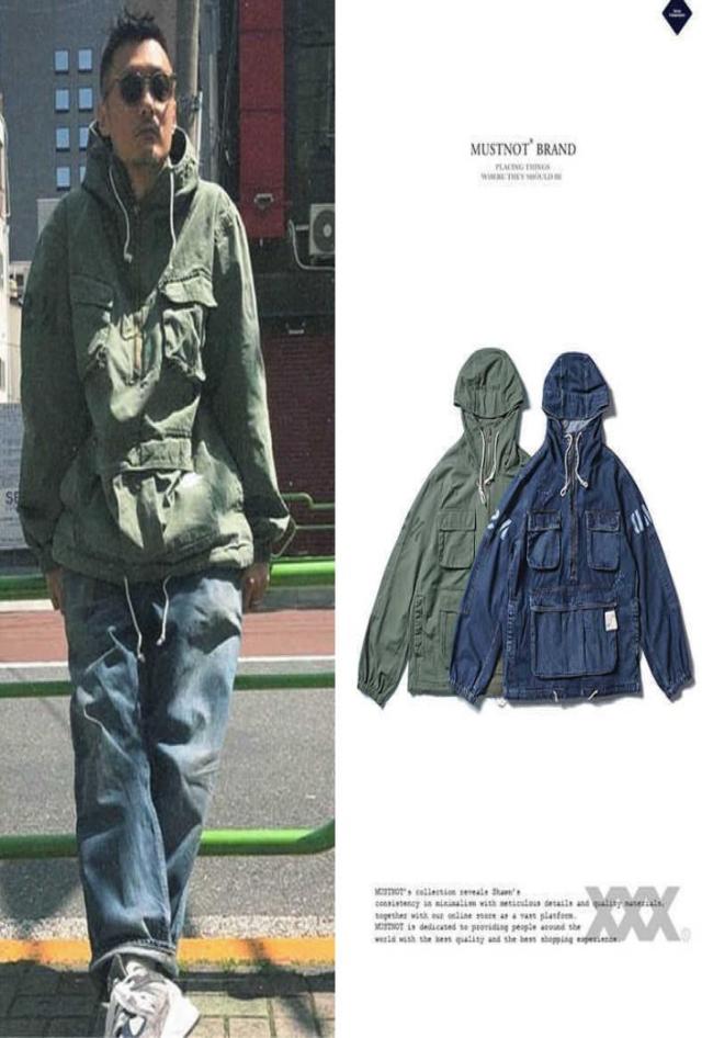 

Madness wtaps mDNS Japanese Yu wenle039s same Hoodie cowboy Hoodie men039s work coat3960259, Army green