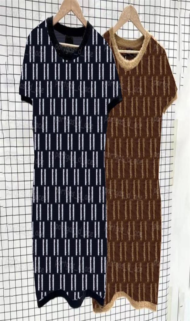 

Letters Knit Women Dress Short Sleeve Autumn Spring Dresses Vintage Street Style Jumper Dress6071451, Lavender