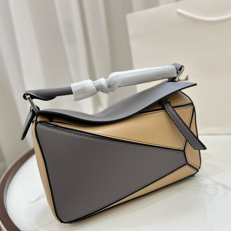 

Loewss puzzle handbag Designer Bag Women Single Shoulder Luxury Fashion bags Leather Portable Diagonal Cross Bags Woman tote handbags Lady crossbody Size 24, 5#82129# size24x16cm