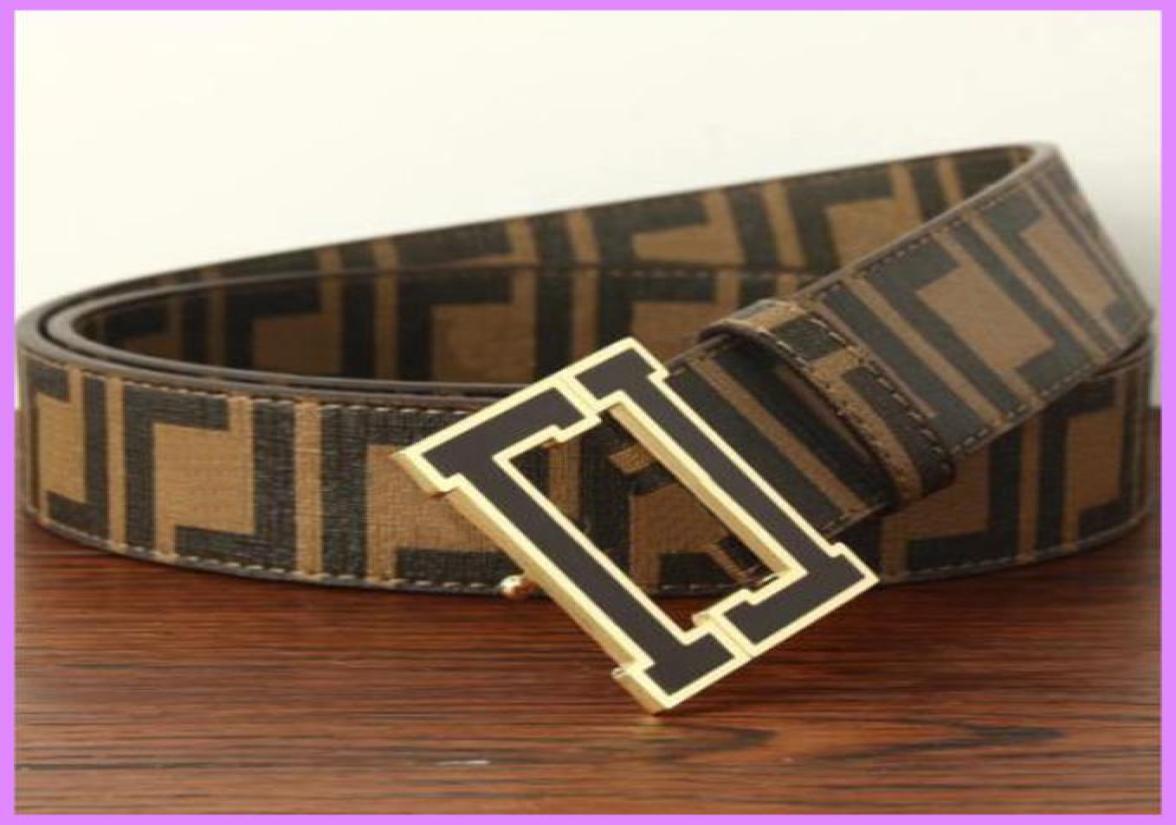 

Fashion Genuine Leather Belt For Mens Designer Belts Black Buckle F Letter Waistband Cintura Ceintures Belt Women Width 40cm D2241900976