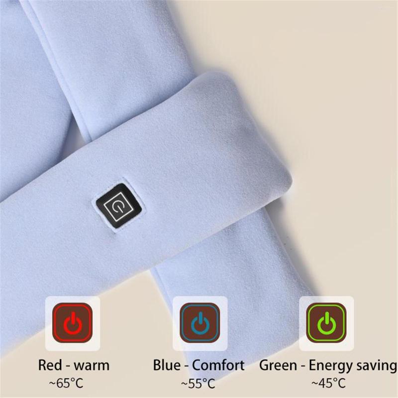 

Bandanas Heated Scarf For Winter. Electric Neck Women And Men. Battery Operated Rechargeable Winter