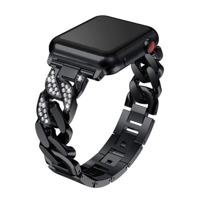 

For Apple Watch Bands 40mm 44mm Metal Strap Luxury Chain Bracelet Diamond8172795