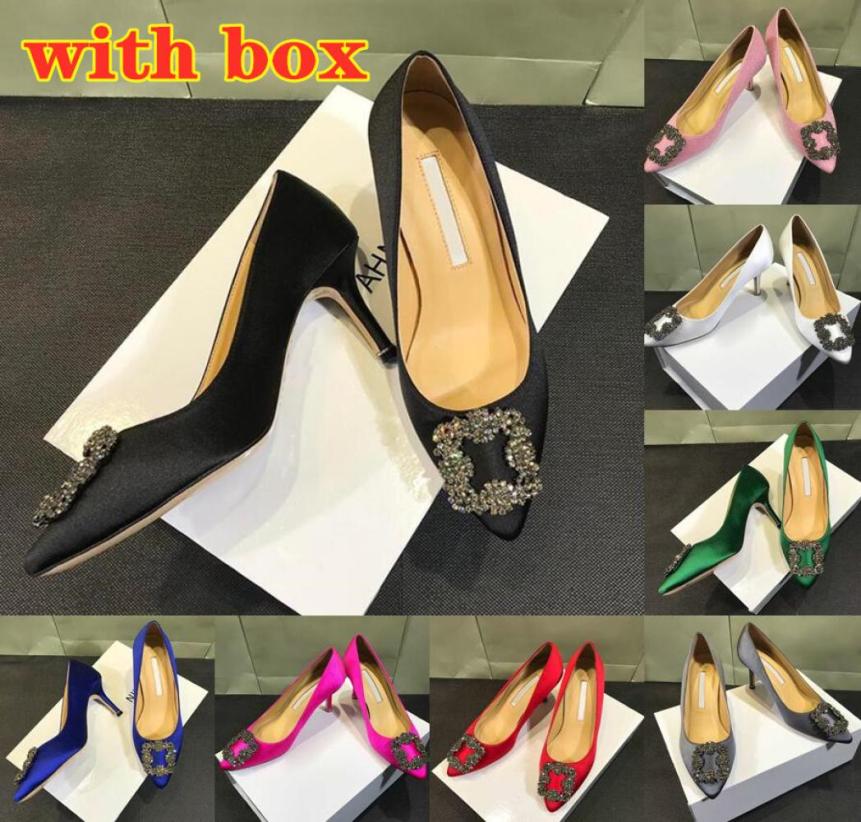

High Heel Shoes Rhinestone Fashion Lady Red Wedding Shoes Thin Heels 6cm 8cm 10cm Size 3542 with Box2849504, White