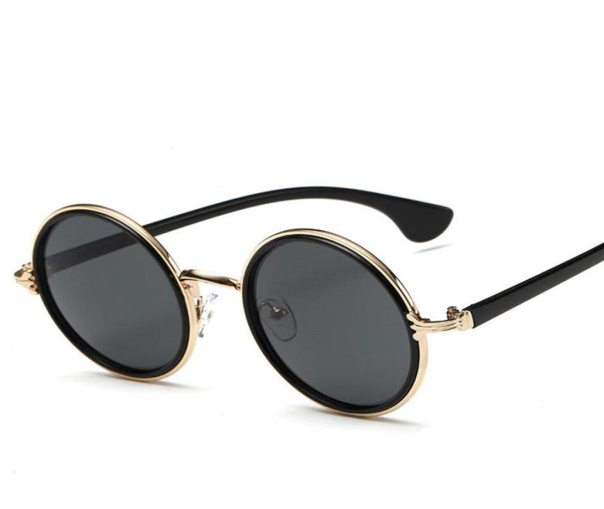 

vintage round sunglasses fashion classic eyewear metal frame designer glasses for men and women stylish shades oculos de sol3824499