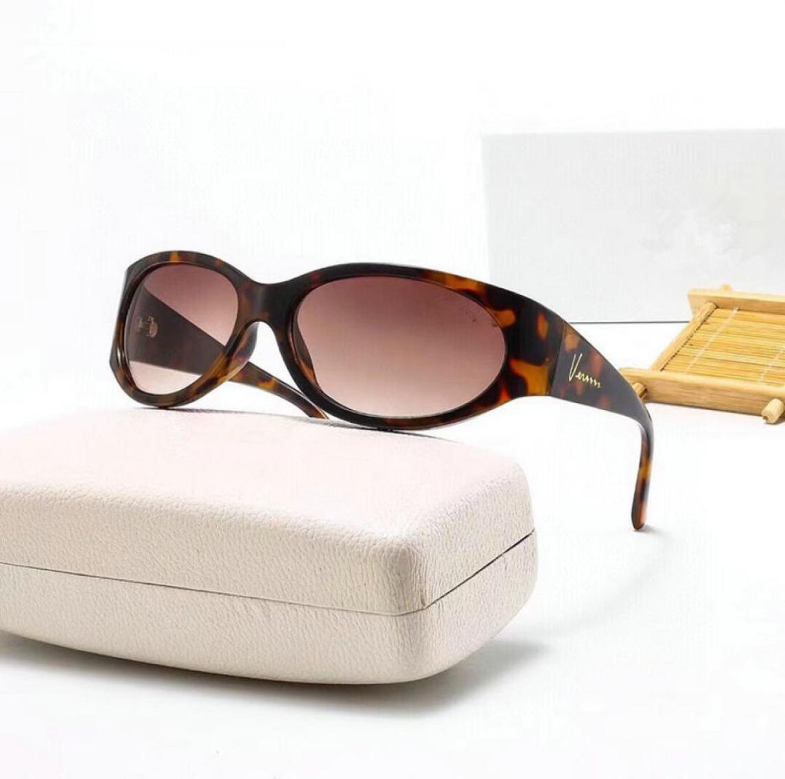 

Personality Double Beam Sunglasses Woman Versa 2022 Retro UV Protection Original Plastic Valentino Rectangle Retro Square7219612