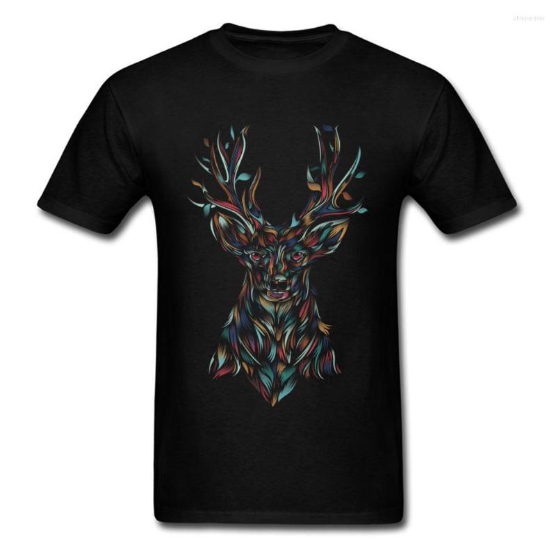 

Men' T Shirts WILD DEER Cotton Tops & Tees For Men Europe T-Shirt Printing Shirt Art Design Tshirt Christmas O-neck Streetwear Drop, Clear
