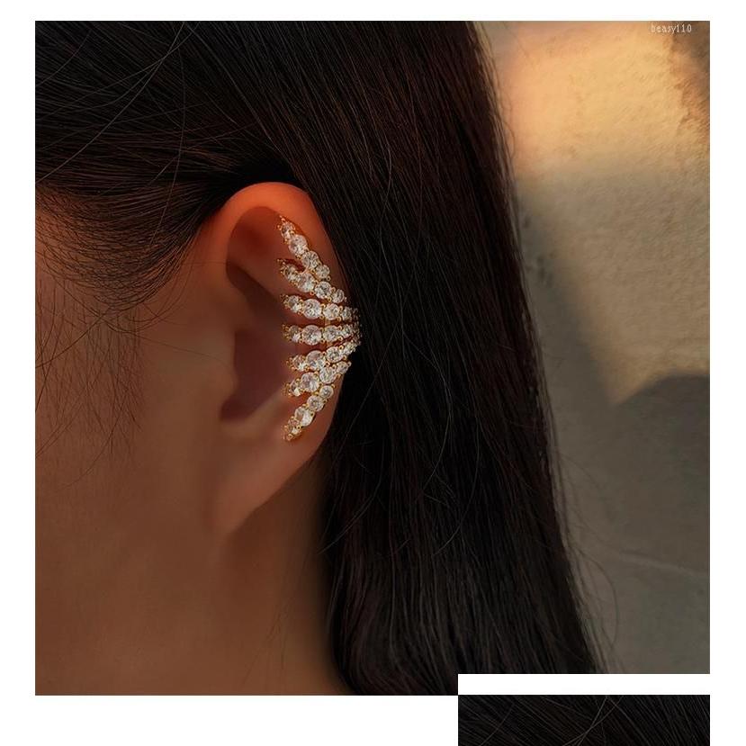 

Clip-On Screw Back Backs Earrings European And American Net Red Temperament Niche Ins Senior Sense Personality Simple Earless Pier Dhaqe