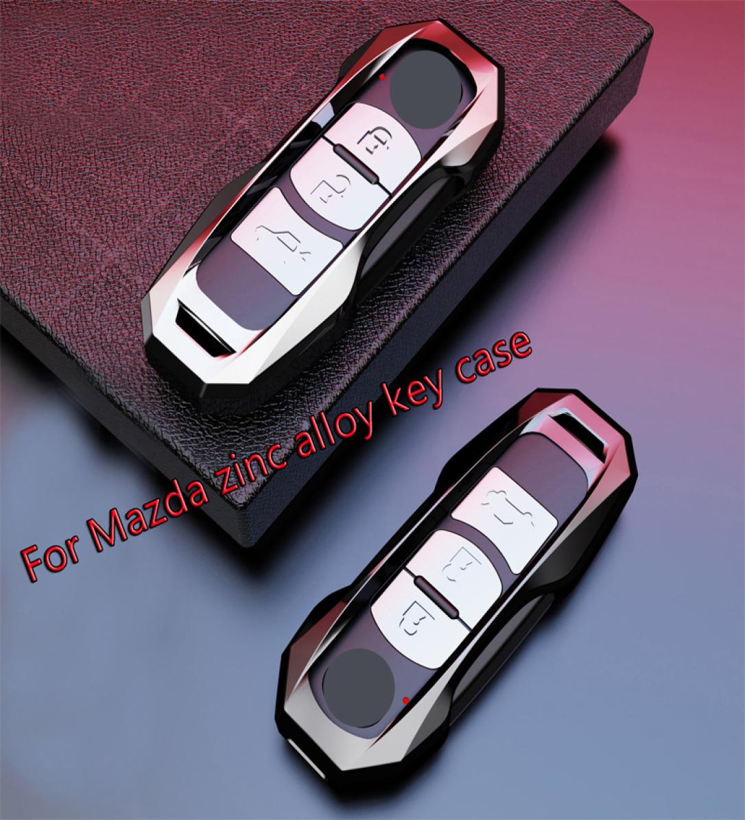 

Zinc Alloy Car Key Cover Case Fit for Mazda 2 3 5 6 2017 CX4 CX5 CX7 CX9 CX3 CX 5 Accessories oncella key chain8038347, Green