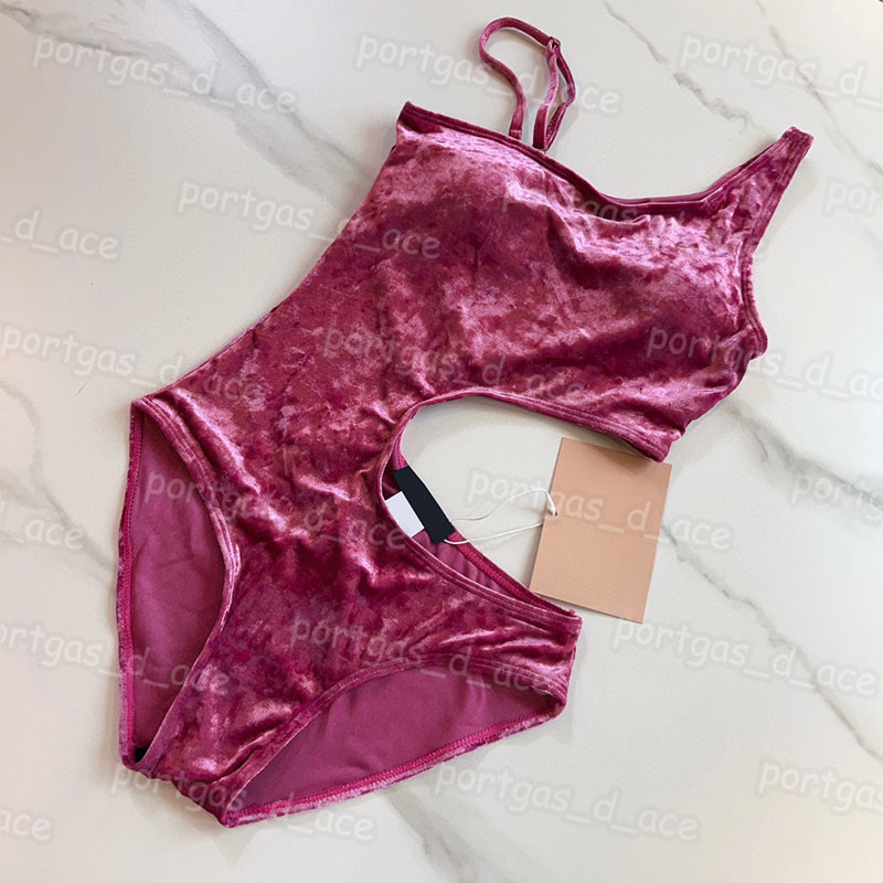 

Luxury Women Swimwear Padded Designer Bathing Suit Summer Beach Holiday Pool Party Swimsuit, With label