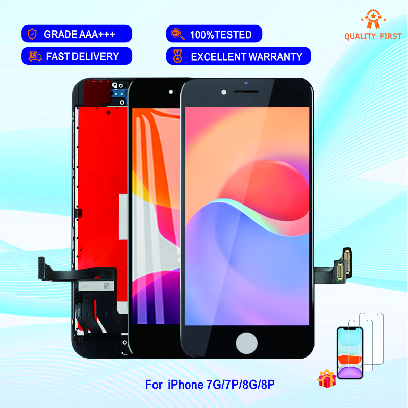 

WHOLESALE Quality AAA+++ Panels For iPhone 6S 7G 8G LCD Display Touch Digitizer Complete Screen with Frame Assembly Replacement