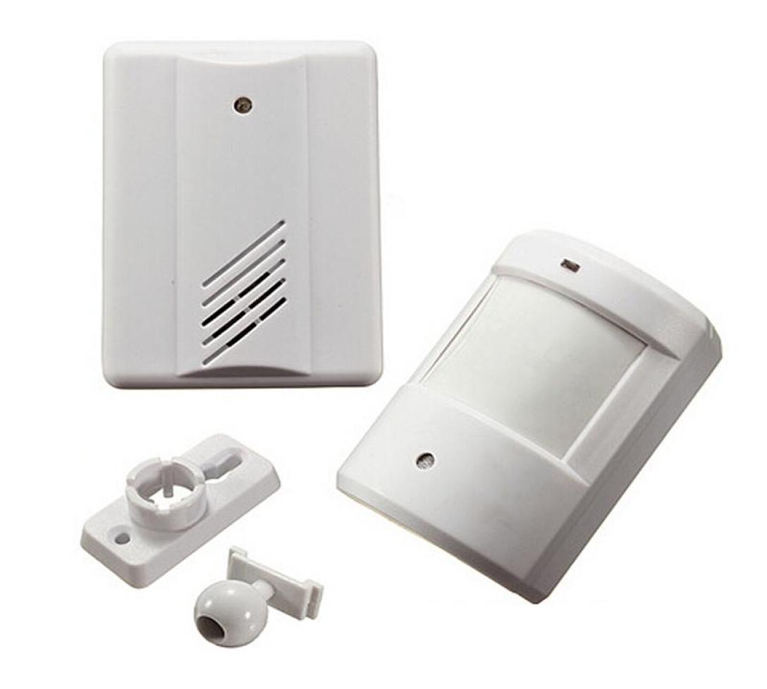 

Wireless infrared alarm Door Bell Driveway Patrol Garage Infrared wireless Doorbell Alarm System Motion Sensor3659988