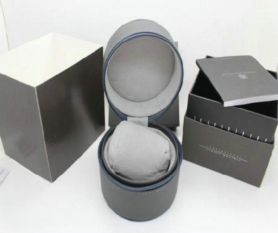 

sell Top quality New Luxury round leather Boxes Tag heuer gray Gift Box Men039s Watch Boxes9405097