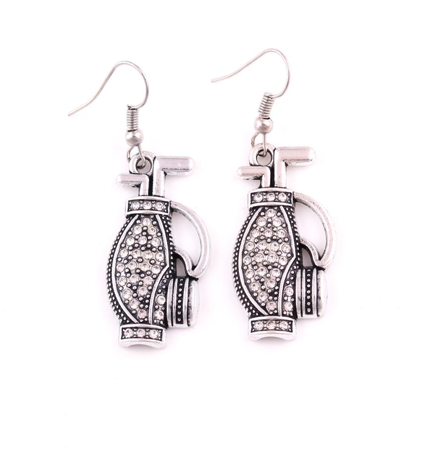 

HL0094 Factory direct s Korean version of the European popular golf bag earring amulet nordic vintage earring charm females je2188394