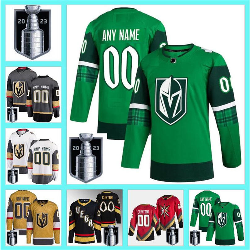 

2023 Stanley Cup Jerseys Custom Vegas Golden Knights Hockey NHLSy Jack Eichel Mark Stone William Karlsson Alex Pietrangelo Jonathan Marchessault Shea Theodore, Color