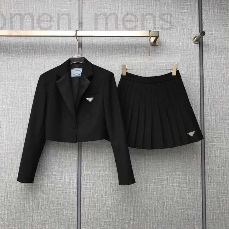 

Two Piece Dress designer Womens set skirt suit cardigan petite suits short skirts two-piefashion women sets TAMO, Black