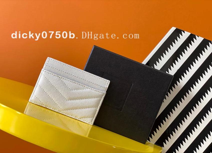 

Women Fashion Card Holder Leather Grained Cute Mini Card Holders Pink Coin Purse Designer Bag Coins Wallet Classic ID Cards Case6195738, Dark grey