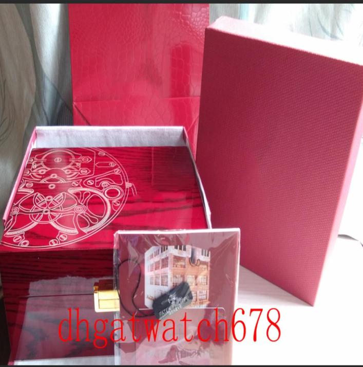 

Top Quality PP Nautilus Watch Original Box Papers Card Wood Gift Boxes Handbag 2016CM For Aquanaut 5711 5712 5990 5980 Watches3199936