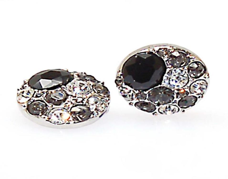 

Antiqued Pewter Crystal Snap Button Chunk Charms For Noosa Bracelets and JewelryFits noosa braceletringsGINGERSNAPSrhodium pla4374814