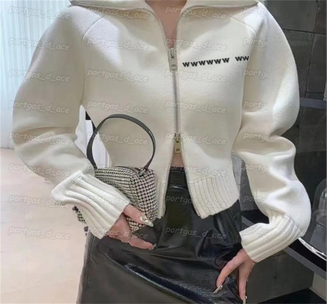 

Women Knit Coat Letters Long Sleeve Jacket Spring Autumn White Black Knitted Jackets9535382, Ocean blue