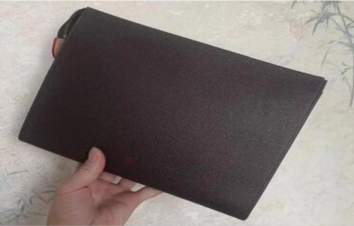 

New Travel Toiletry Pouch 26 cm Protection Makeup bag Clutch Women Leather Waterproof Cosmetic Bags For Women With Dust Bag9818459, Black