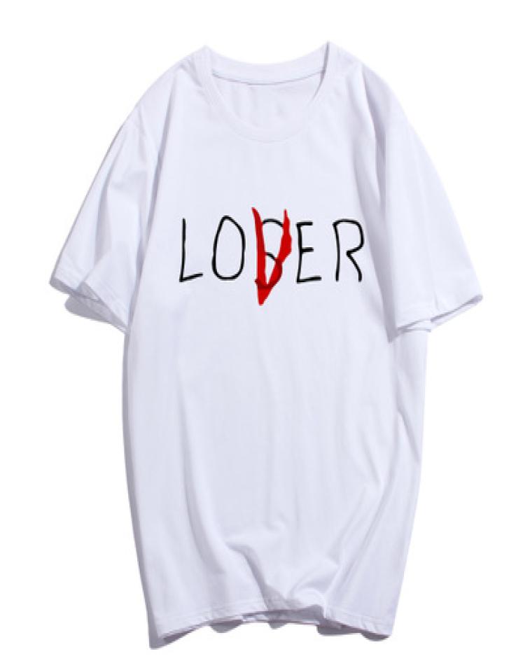 

Pkorli Pennywise Movie It Losers Club T Shirt Men Women Casual Cotton Short Sleeve Loser Lover It Inspired TShirt Tops 2033817, Black