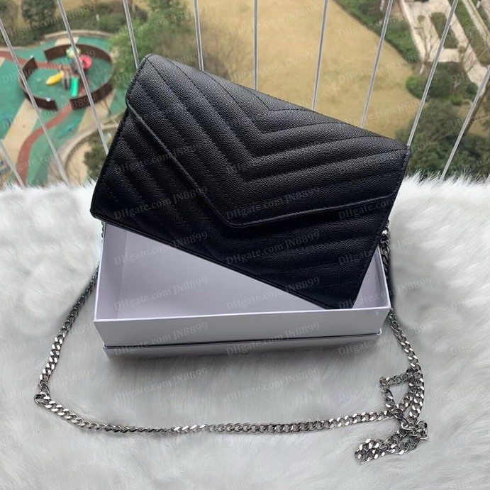 

Fashion Handbags Shoulder Bags Luxury Designer Bags Metal Chain Women Handbag Leather Bag Flip Cover Diagonal Messenger Crossbody Handbag Purses, Red